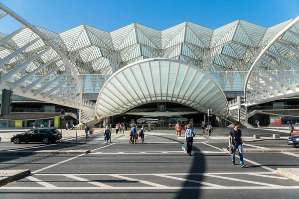 Gare do Oriente (Lizbon Oriente İstasyonu), Lizbon, Portekiz — Stok fotoğraf