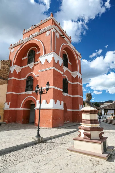 Del Carmen Arch Tower in San Cristobal de las Casas — Stok fotoğraf