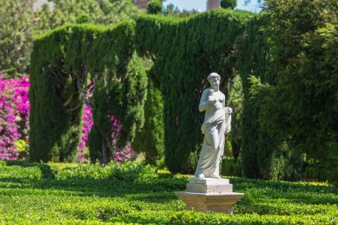 Parçaları Monforte bahçeleri Valencia, İspanya.