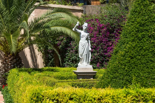 Fragmentos de Monforte Gardens em Valência, Espanha . — Fotografia de Stock