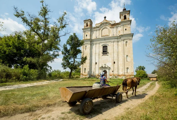 Igreja Santo Antônio Velyki Mezhirishy Aldeia Região Rivne Ucrânia Destinos — Fotografia de Stock