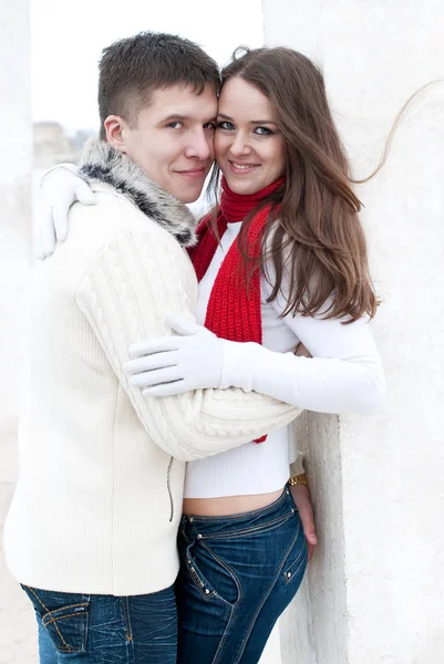 Young beautiful couple in love — Stock Photo, Image