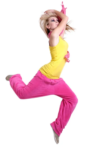 Portrait d'une jeune danseuse heureuse — Photo