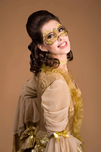 Studio portrait of a young cute girl — Stock Photo, Image