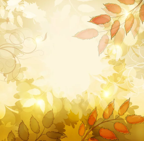 Podzim podzim pozadí — Stockový vektor