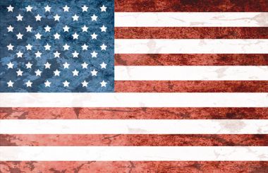 Grunge Amerikan bayrağı