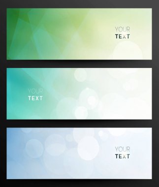 Soyut düşük Poli afiş