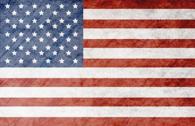 Grunge Amerikan bayrağı
