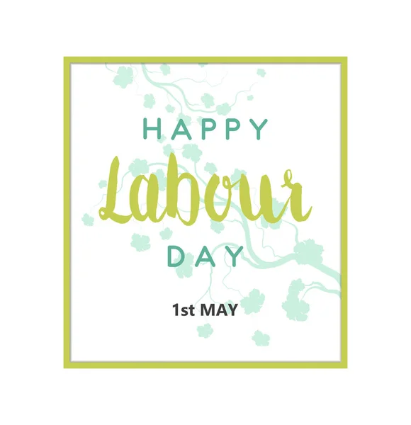 Labour Day card — Stock vektor