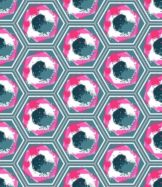 Motif coloré géométrique sans couture — Image vectorielle