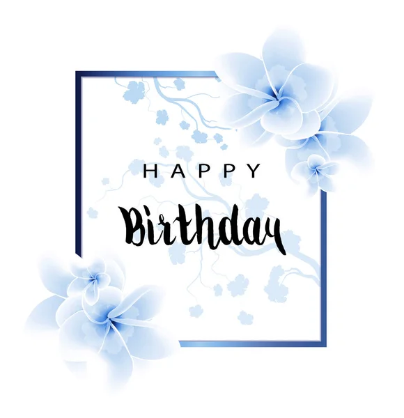 Happy Birthday Card — Stock Vector