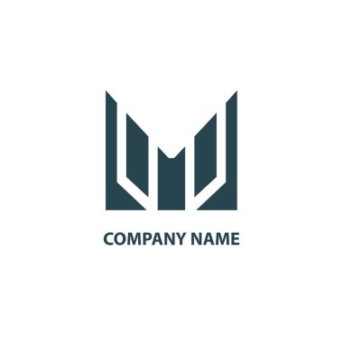 Şirket için geometrik logo tasarım