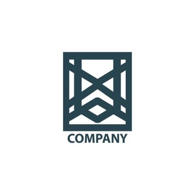 Şirket için geometrik logo tasarım