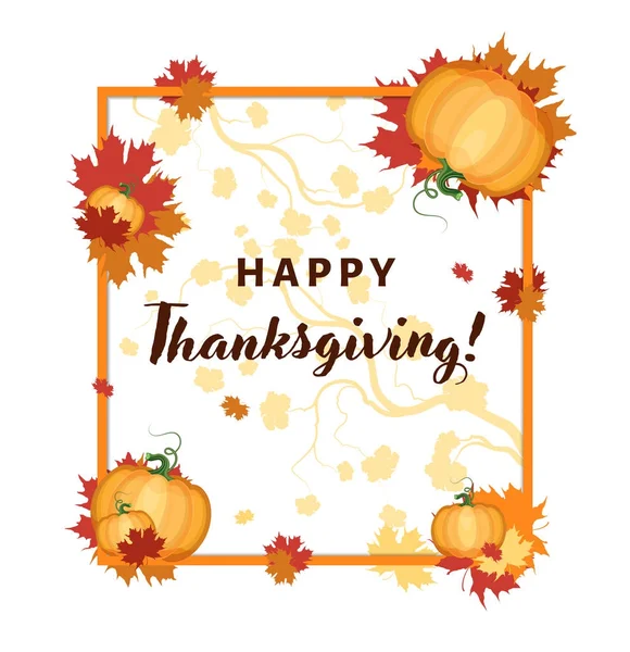 Thanksgiving vector  card — Stock Vector