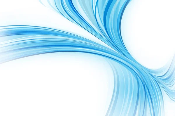 Fundo Futurista Moderno Azul Branco Brilhante Com Ondas Abstratas Gradiente — Fotografia de Stock