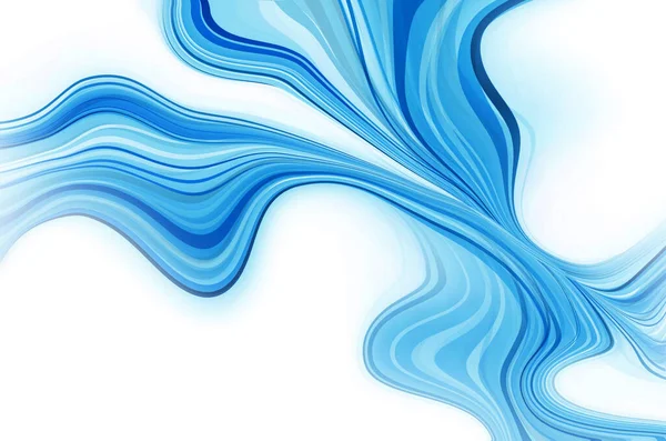 Fondo Futurista Moderno Azul Blanco Brillante Con Ondas Abstractas Gradiente — Foto de Stock