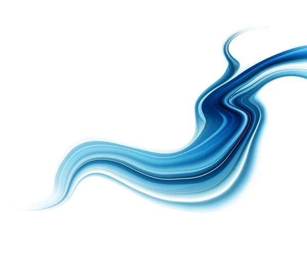 Ярко Голубой Белый Жидкий Современный Футуристический Фон Абстрактными Волнами — стоковое фото