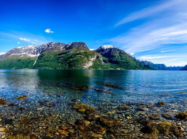 Hermosa naturaleza Noruega . —  Fotos de Stock