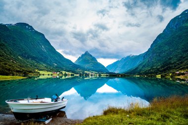 Beautiful Nature Norway. clipart