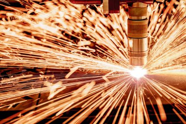 CNC lazer plazma kesimi metal, modern endüstriyel teknoloji.