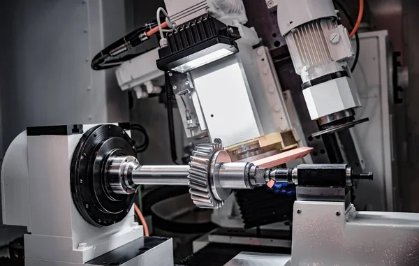 Metallverarbeitende CNC-Fräsmaschine. — Stockfoto