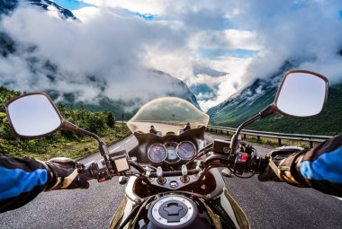 Motorcu birinci şahıs bakış