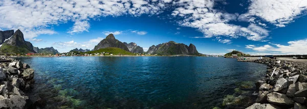Панорама прибуття острови архіпелагу — стокове фото