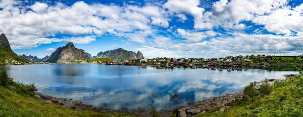Panorama Lofoten skärgårdsöar — Stockfoto