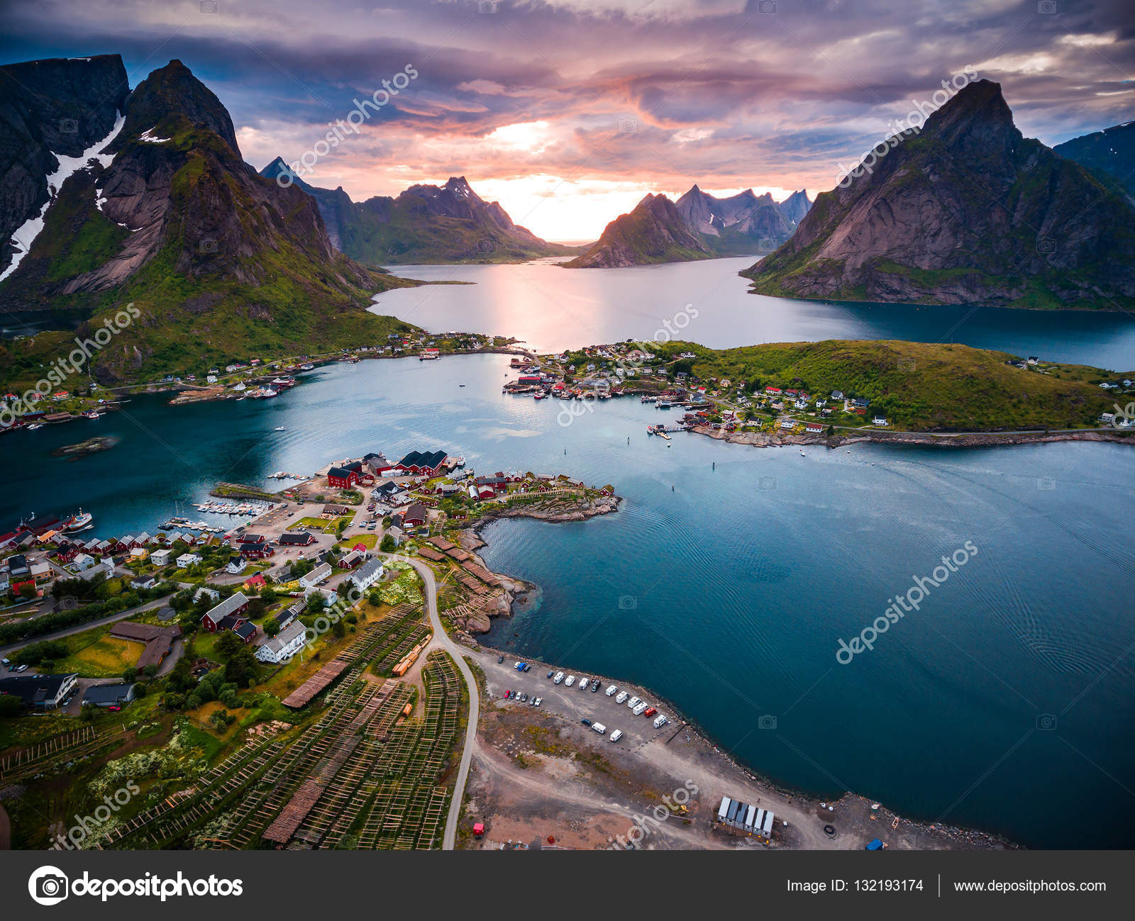 Lofoten archipelago islands — Stock Photo © cookelma 132193174