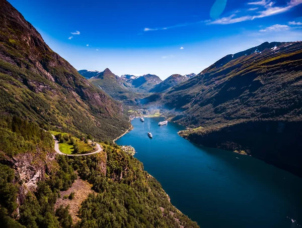 Geiranger Fjord, Noruega . — Fotografia de Stock