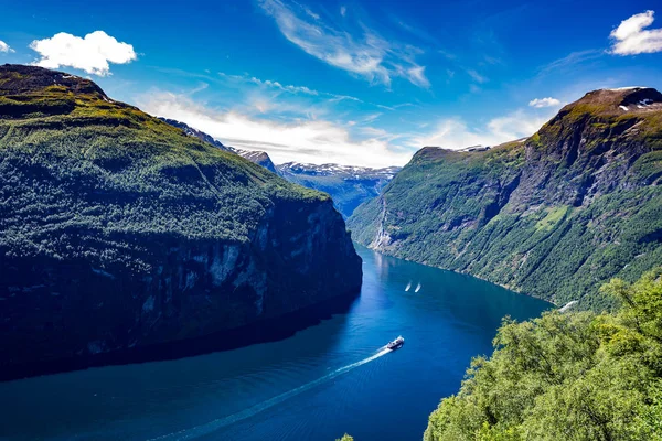 Fiord Geiranger, Norwegia. — Zdjęcie stockowe