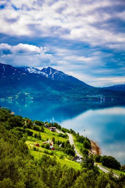 Güzel doğa Norveç.