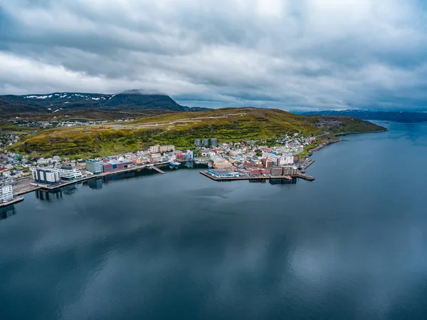 Hammerfest City, Finnmark, Noruega — Fotografia de Stock
