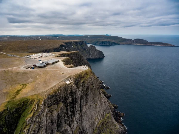 North Cape (Nordkapp) aerial photography, — Stock Photo, Image