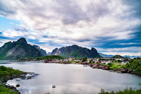 Lofoten szigetcsoport szigetek Norvégia — Stock Fotó