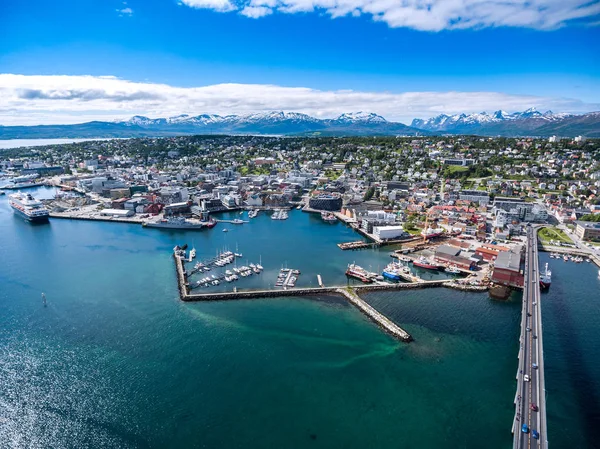 Miasta Tromsø, Norwegia — Zdjęcie stockowe