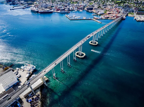 Міст міста Тромсе, Норвегія — стокове фото