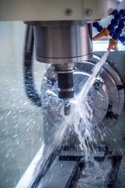 Metal işleme Cnc freze makinesi.