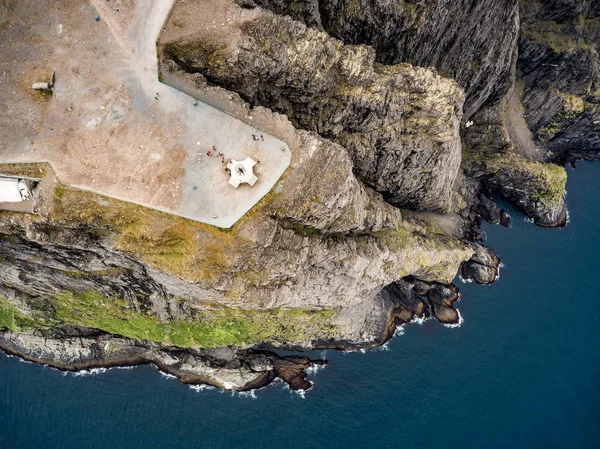 North Cape (Nordkapp) aerial photography, — Stock Photo, Image