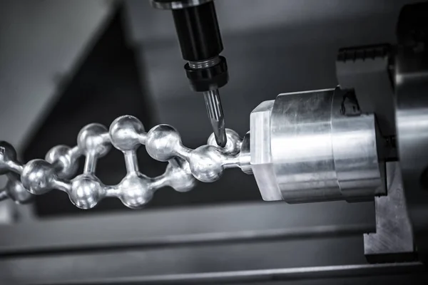 Máquina de trituração CNC para metalurgia . — Fotografia de Stock