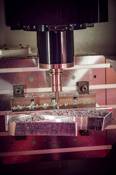 Mesin penggilingan CNC logam . — Stok Foto