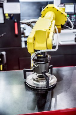 Robotik Kol modern endüstriyel teknoloji.