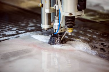 CNC su jeti kesim Makinası