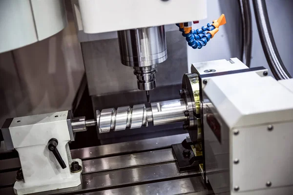 Máquina de trituração CNC para metalurgia . — Fotografia de Stock