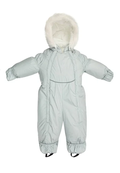 Childrens snowsuit fall — Stock Photo, Image