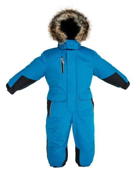 Childrens snowsuit fall — Stock Photo, Image