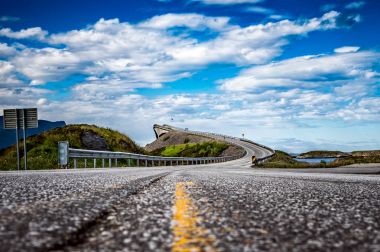 Atlantic Ocean Road Norveç