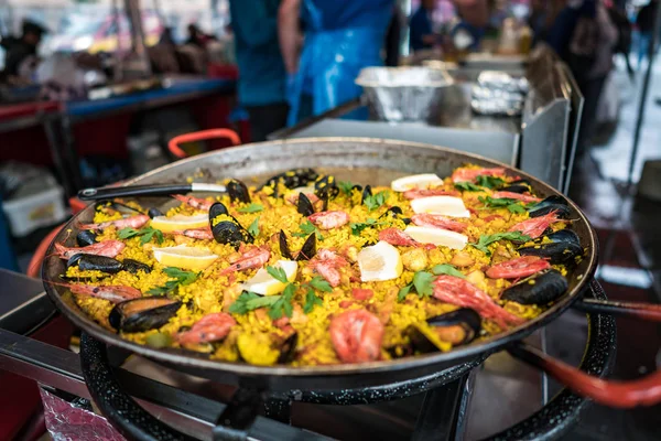 Mercado de peixe alimentos — Fotografia de Stock