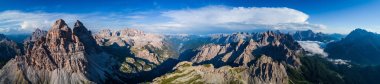Panorama National Nature Park Tre Cime In the Dolomites Alps. Be clipart