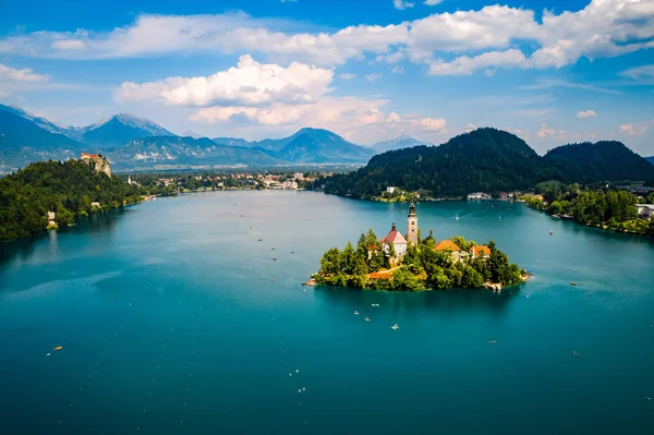 Slovenien - resort Lake Bled. — Stockfoto